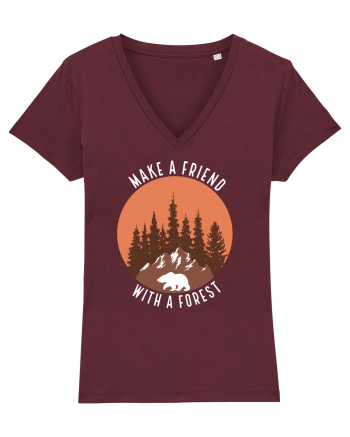 Make a Friend with a Forest Burgundy