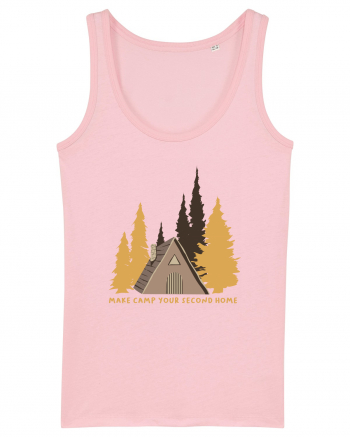 Make Camp Your Second Home Cotton Pink