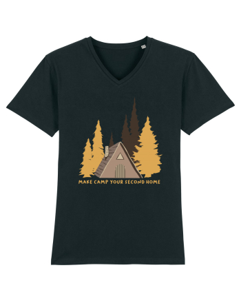 Make Camp Your Second Home Black