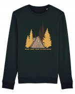 Make Camp Your Second Home Bluză mânecă lungă Unisex Rise