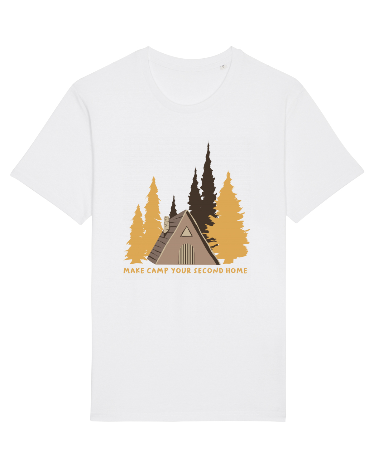 Tricou mânecă scurtă Unisex Rocker White
