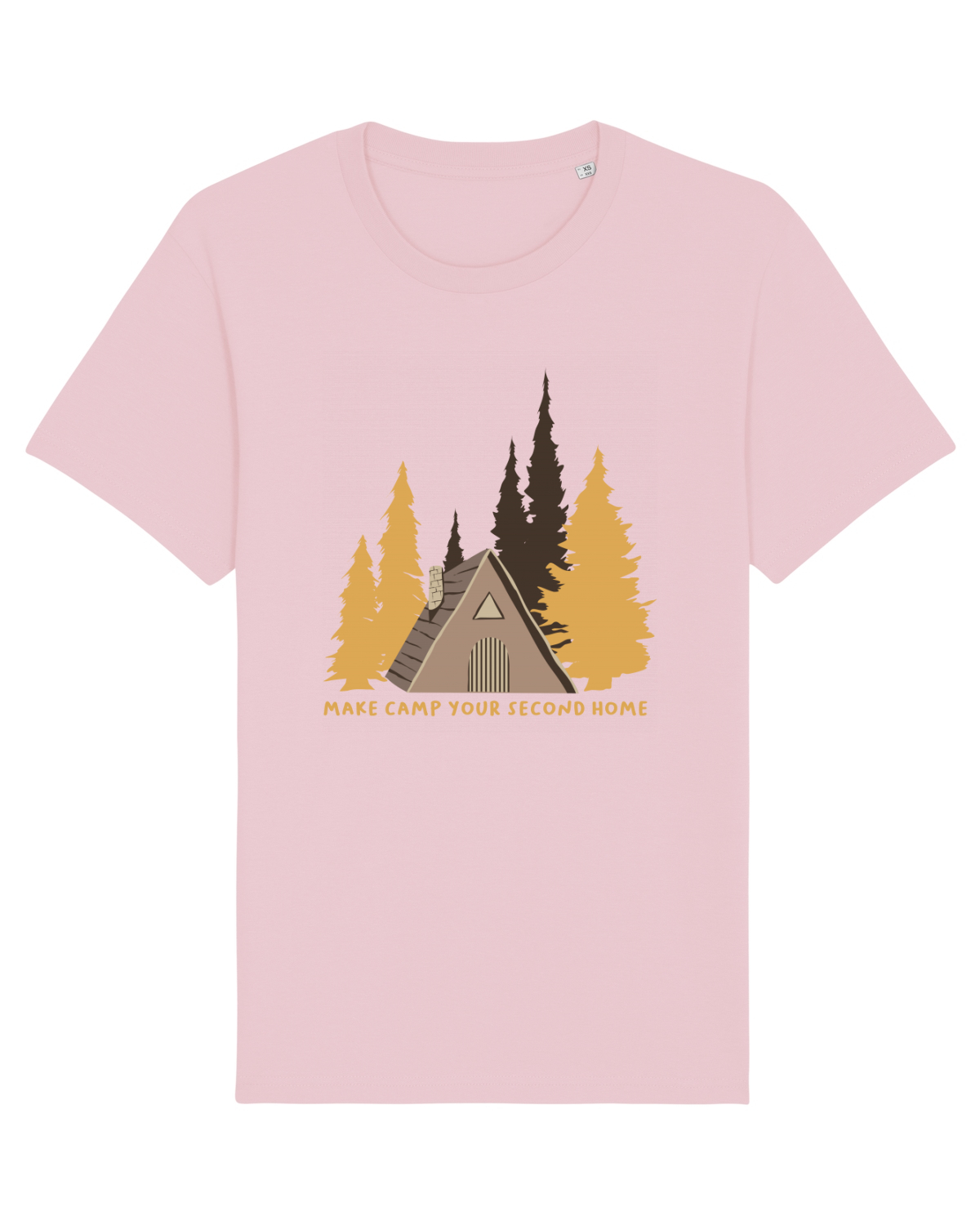 Tricou mânecă scurtă Unisex Rocker Cotton Pink