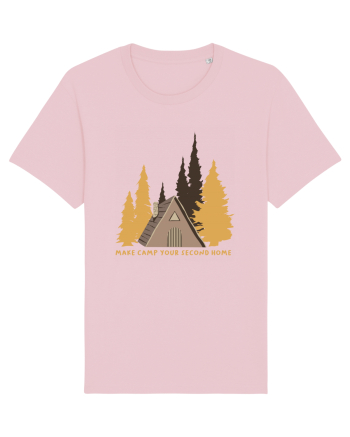 Make Camp Your Second Home Cotton Pink