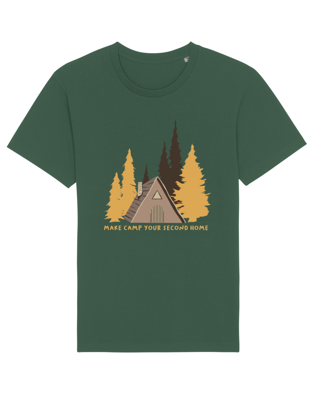 Tricou mânecă scurtă Unisex Rocker Bottle Green