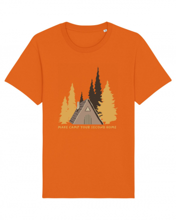 Make Camp Your Second Home Bright Orange