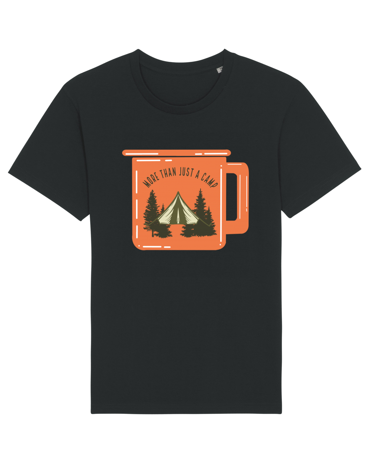 Tricou mânecă scurtă Unisex Rocker Black