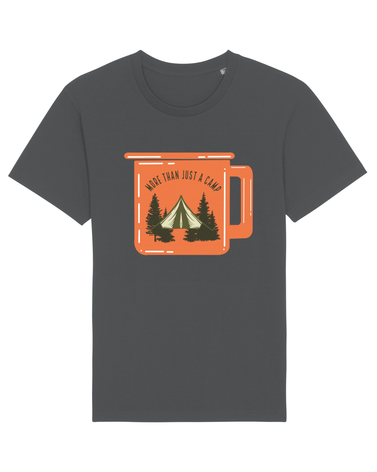 Tricou mânecă scurtă Unisex Rocker Anthracite