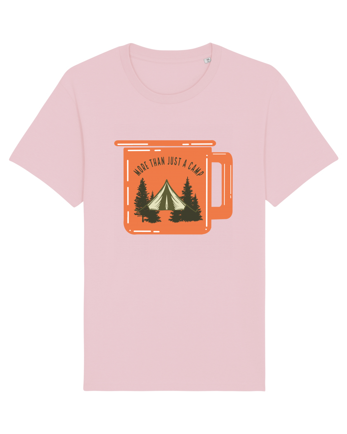 Tricou mânecă scurtă Unisex Rocker Cotton Pink