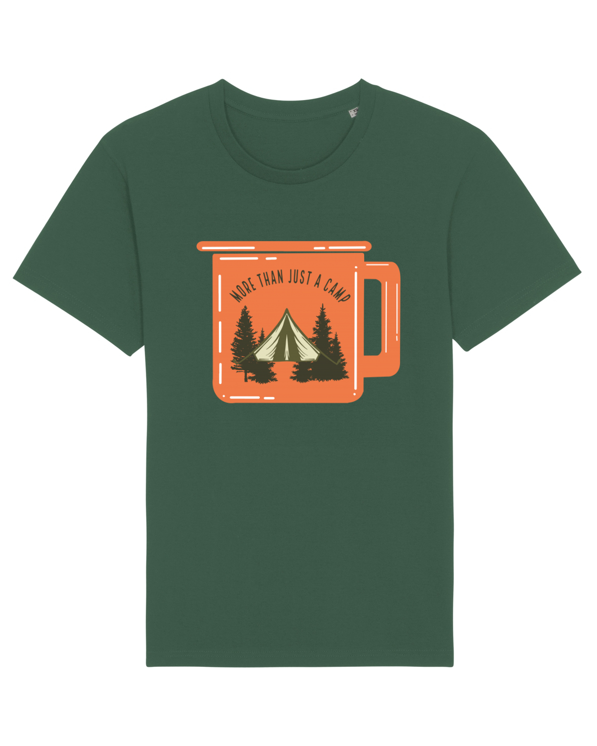 Tricou mânecă scurtă Unisex Rocker Bottle Green
