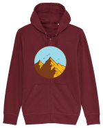 Mountain View Hanorac cu fermoar Unisex Connector