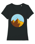 Mountain View Tricou mânecă scurtă guler larg fitted Damă Expresser
