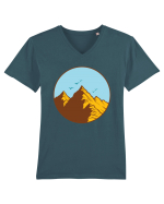 Mountain View Tricou mânecă scurtă guler V Bărbat Presenter