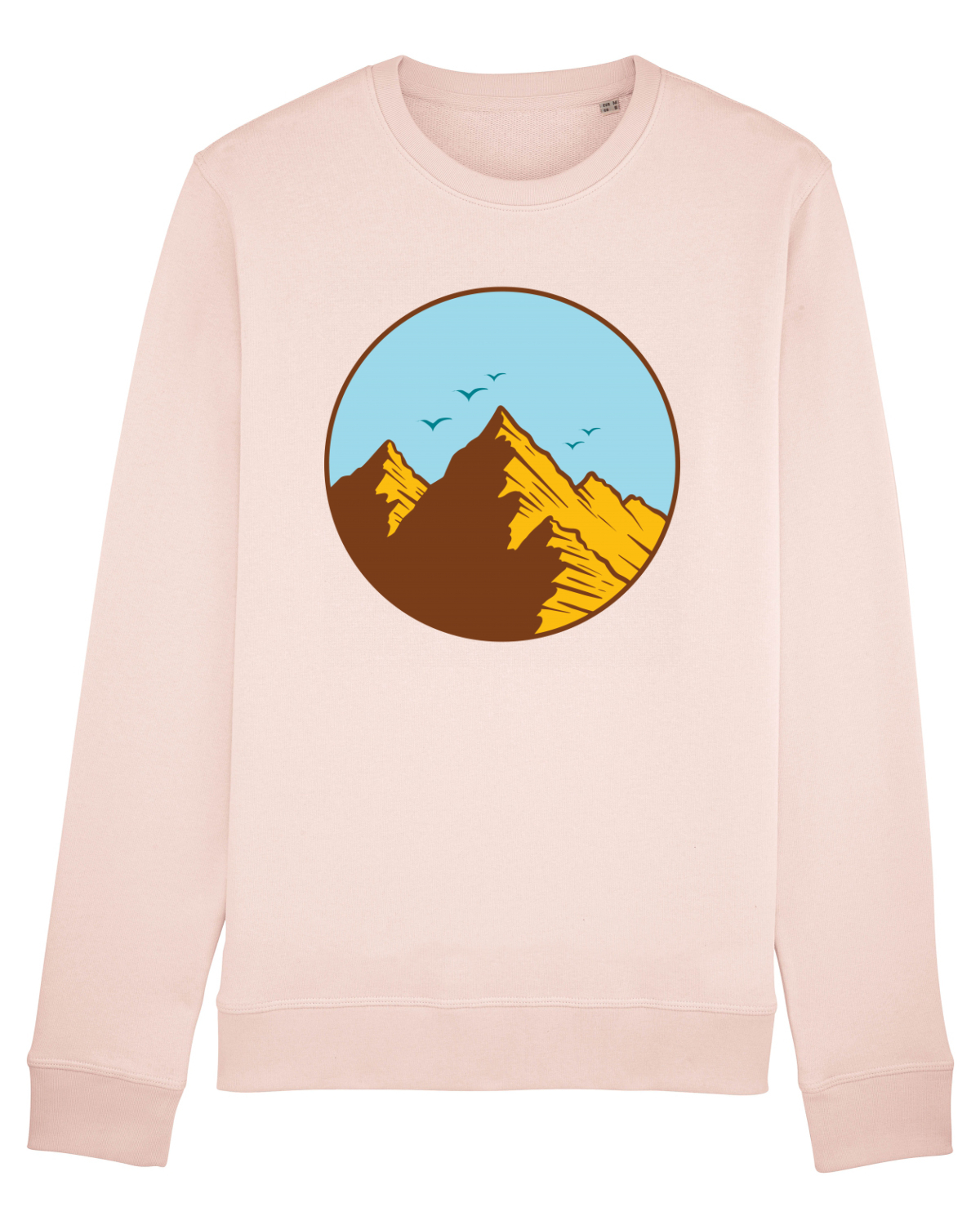Bluză mânecă lungă Unisex Rise Candy Pink