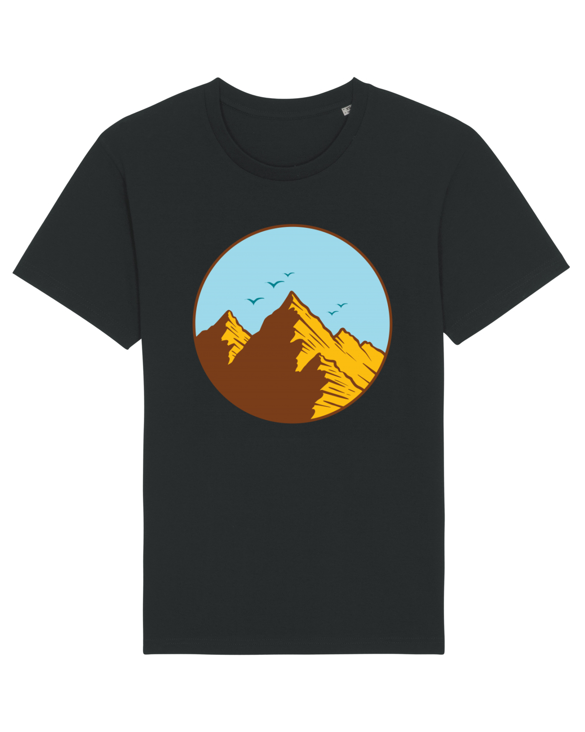 Tricou mânecă scurtă Unisex Rocker Black