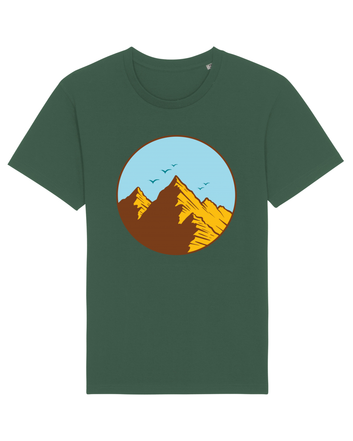 Tricou mânecă scurtă Unisex Rocker Bottle Green