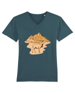 Mountain Tricou mânecă scurtă guler V Bărbat Presenter