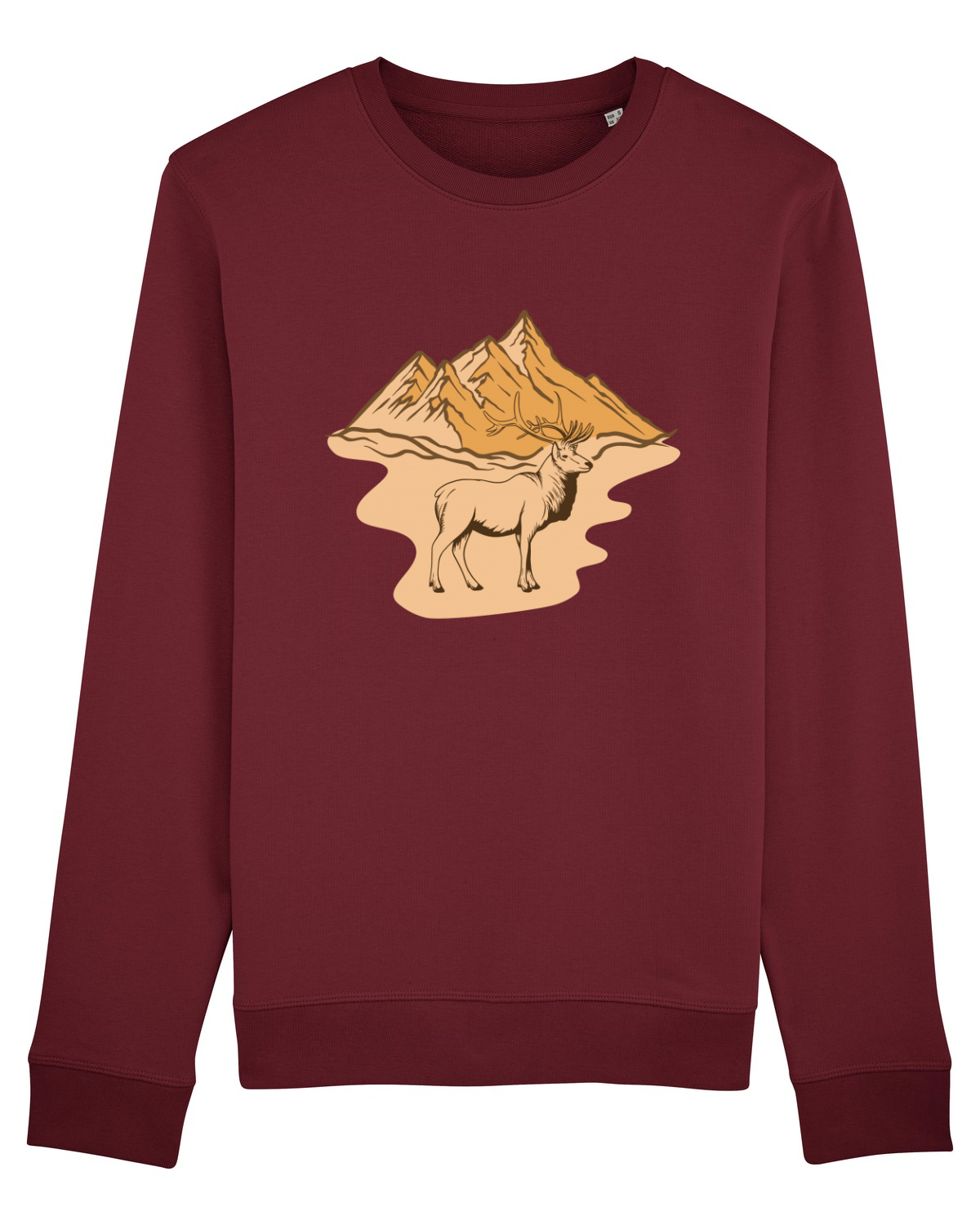 Bluză mânecă lungă Unisex Rise Burgundy