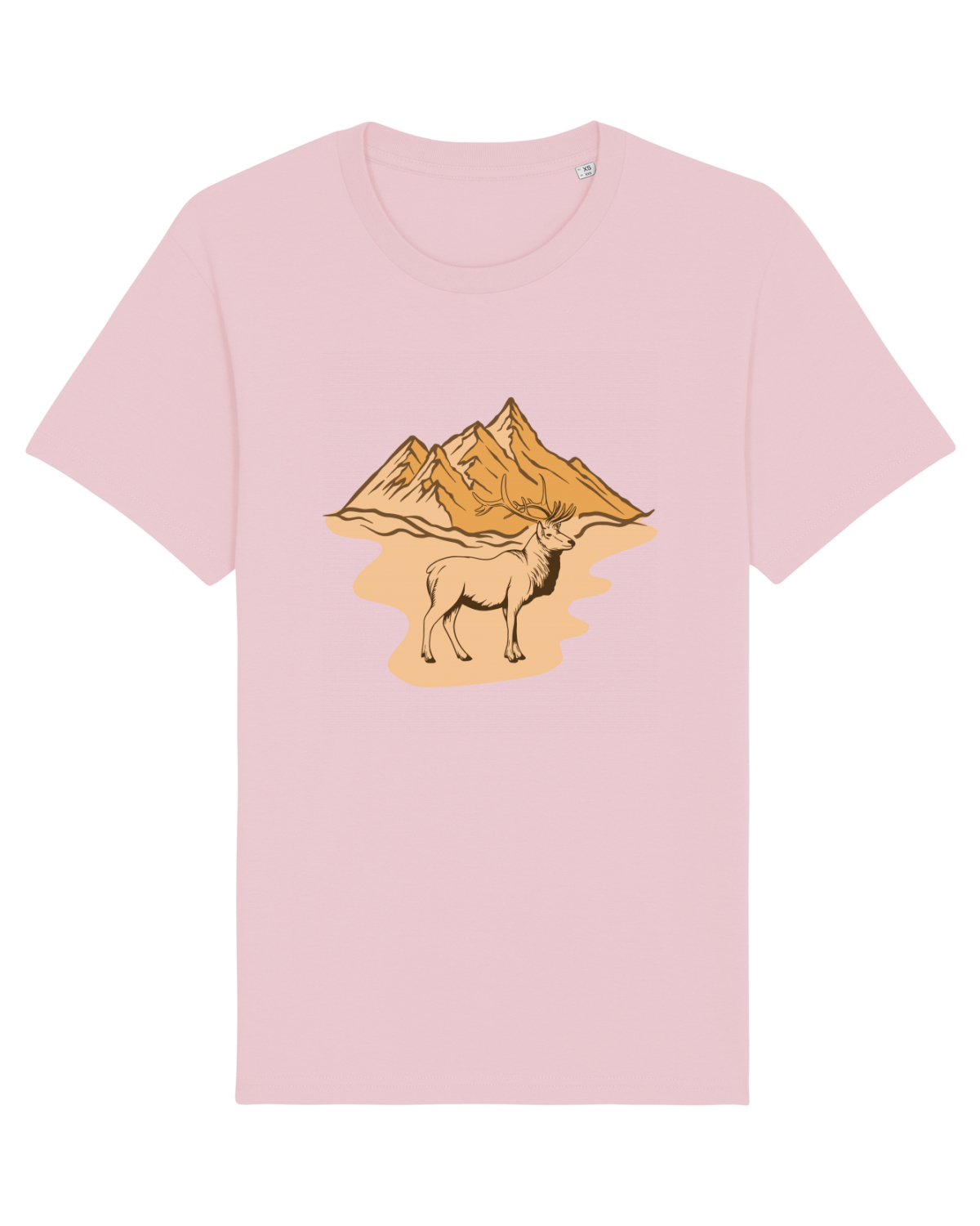 Tricou mânecă scurtă Unisex Rocker Cotton Pink