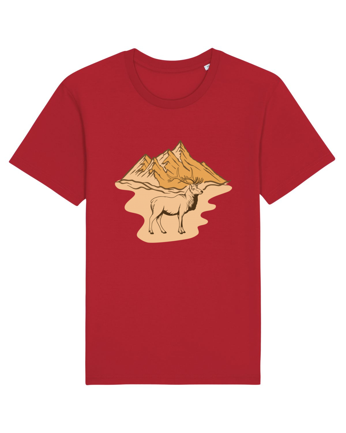 Tricou mânecă scurtă Unisex Rocker Red