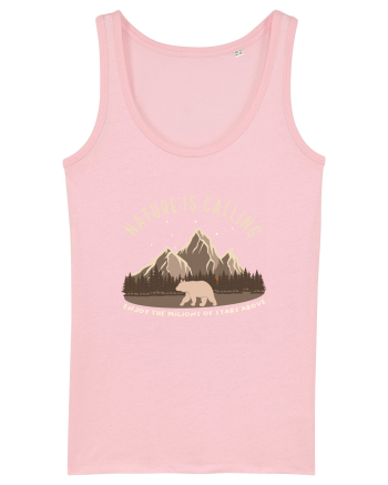 Nature is Calling Enjoy the Millions of Stars Above Cotton Pink
