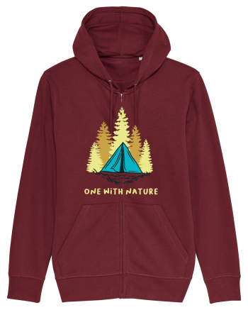 One With Nature Burgundy