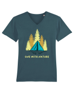 One With Nature Tricou mânecă scurtă guler V Bărbat Presenter