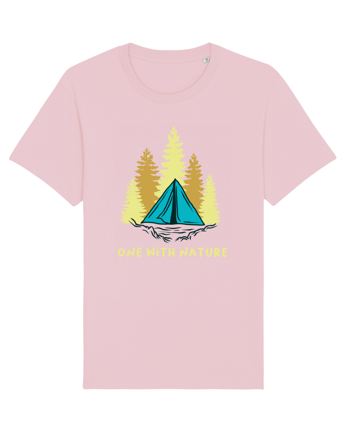 Tricou mânecă scurtă Unisex Rocker Cotton Pink