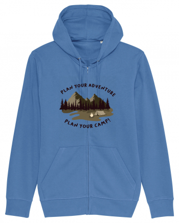 Plan Your Adventure, Plan Your Camp! Bright Blue