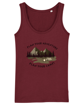 Plan Your Adventure, Plan Your Camp! Burgundy