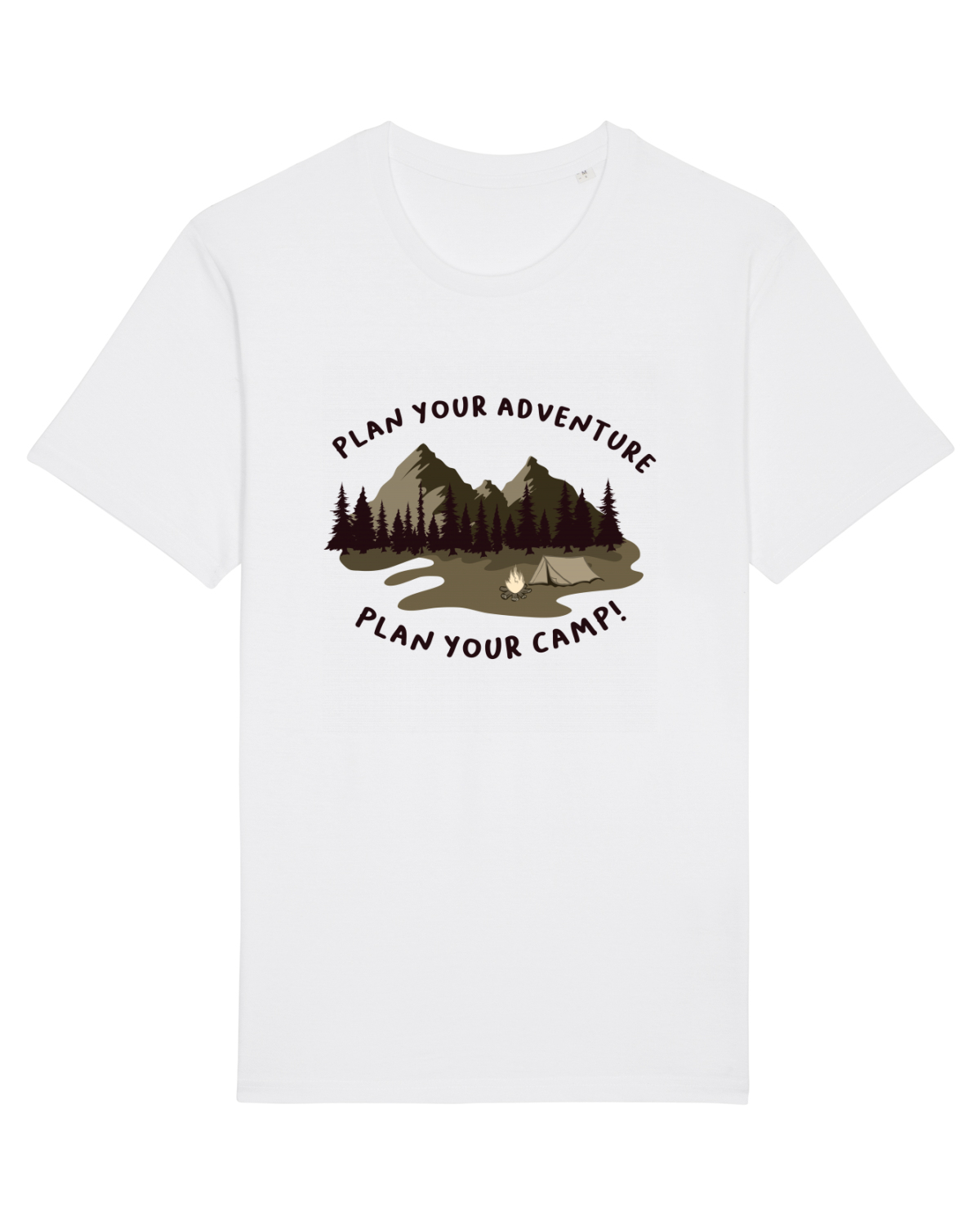Tricou mânecă scurtă Unisex Rocker White