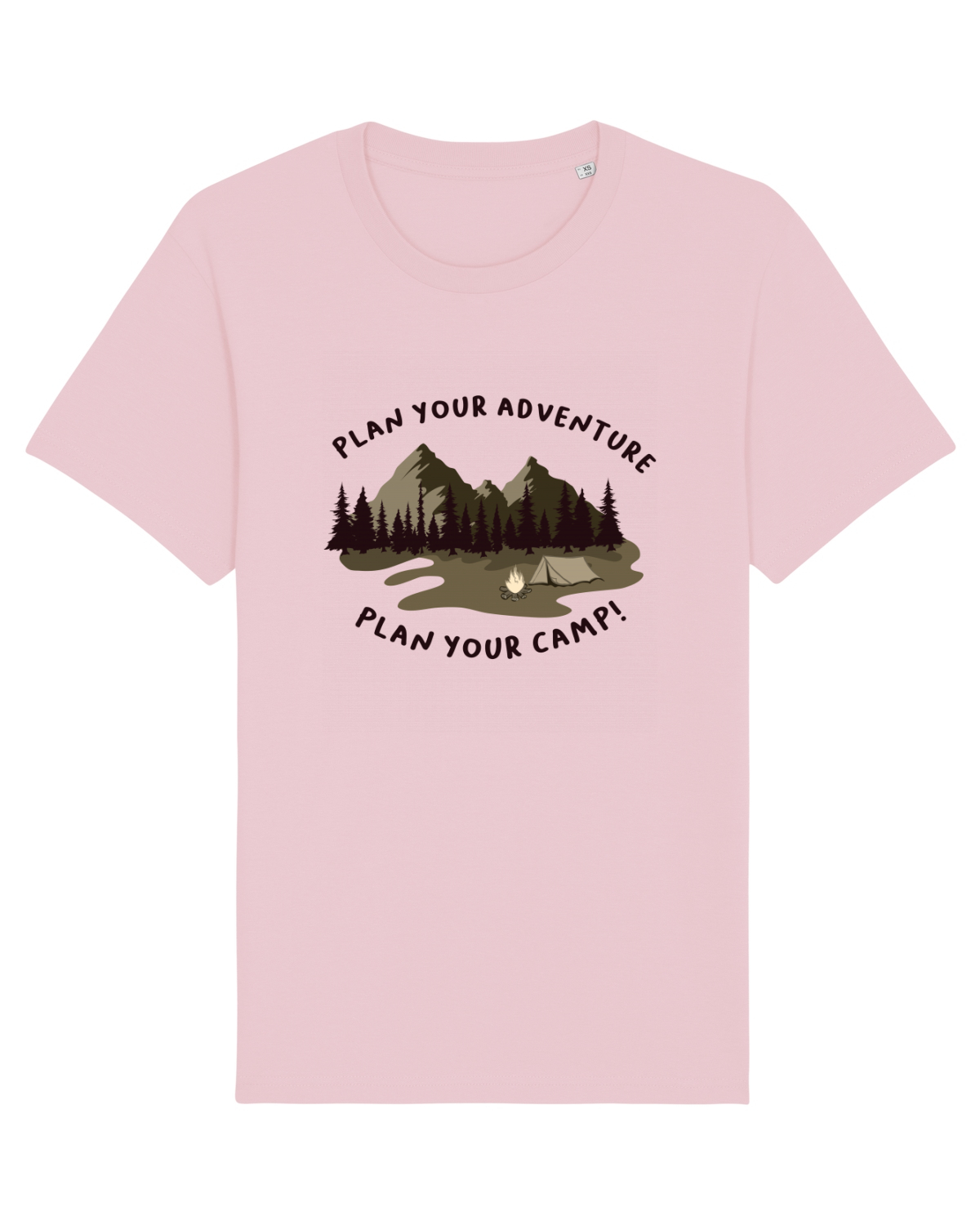 Tricou mânecă scurtă Unisex Rocker Cotton Pink