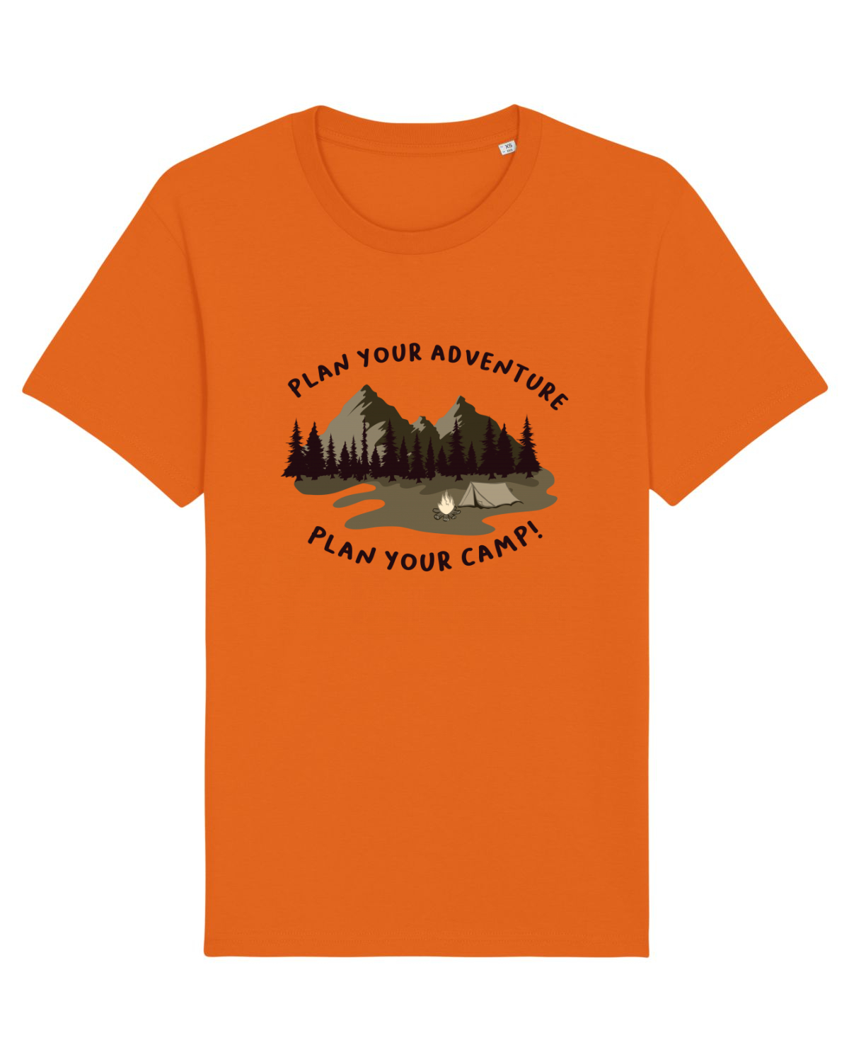 Tricou mânecă scurtă Unisex Rocker Bright Orange