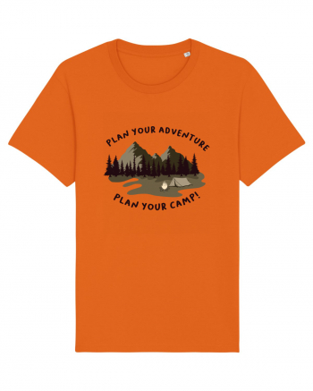 Plan Your Adventure, Plan Your Camp! Bright Orange