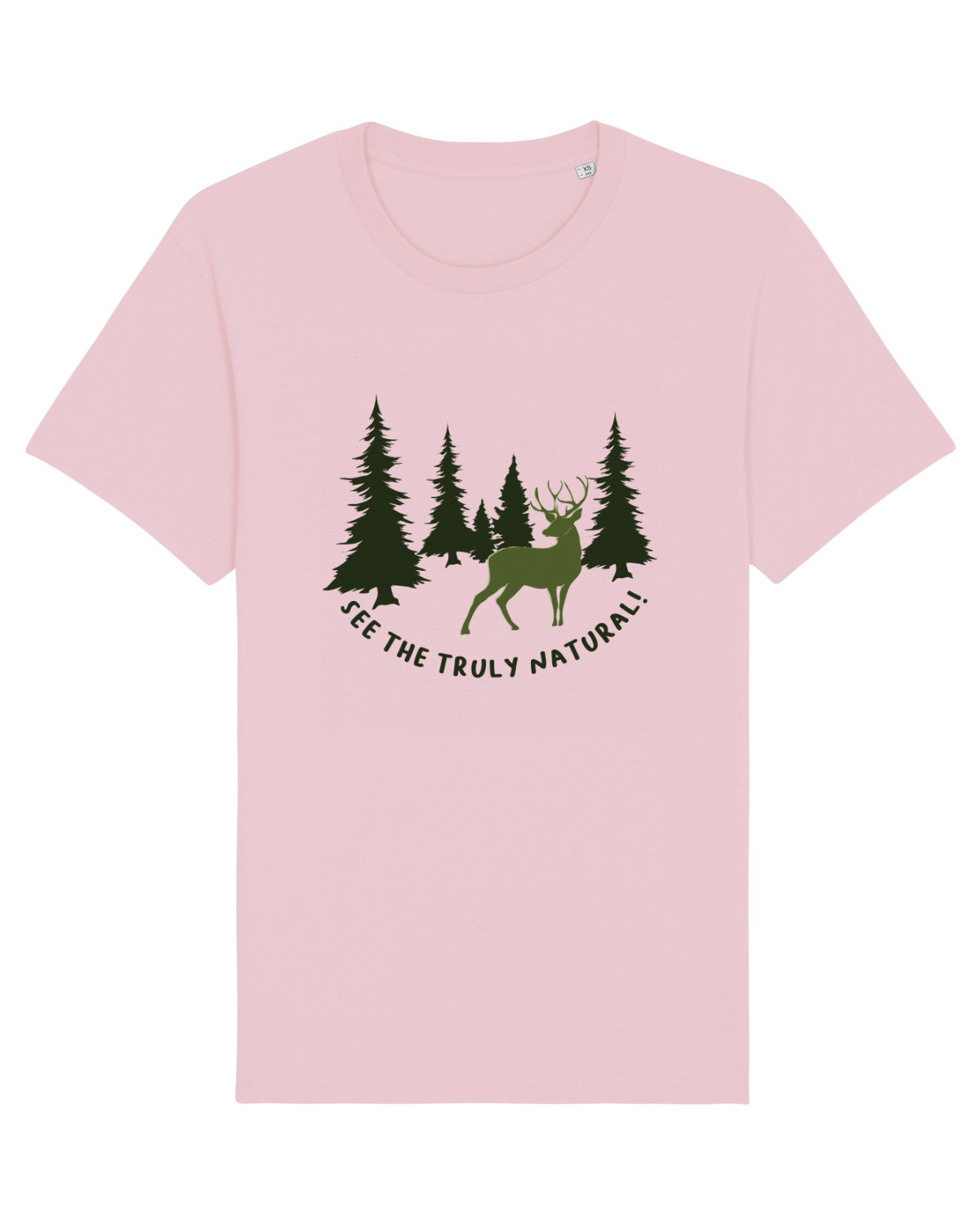 Tricou mânecă scurtă Unisex Rocker Cotton Pink