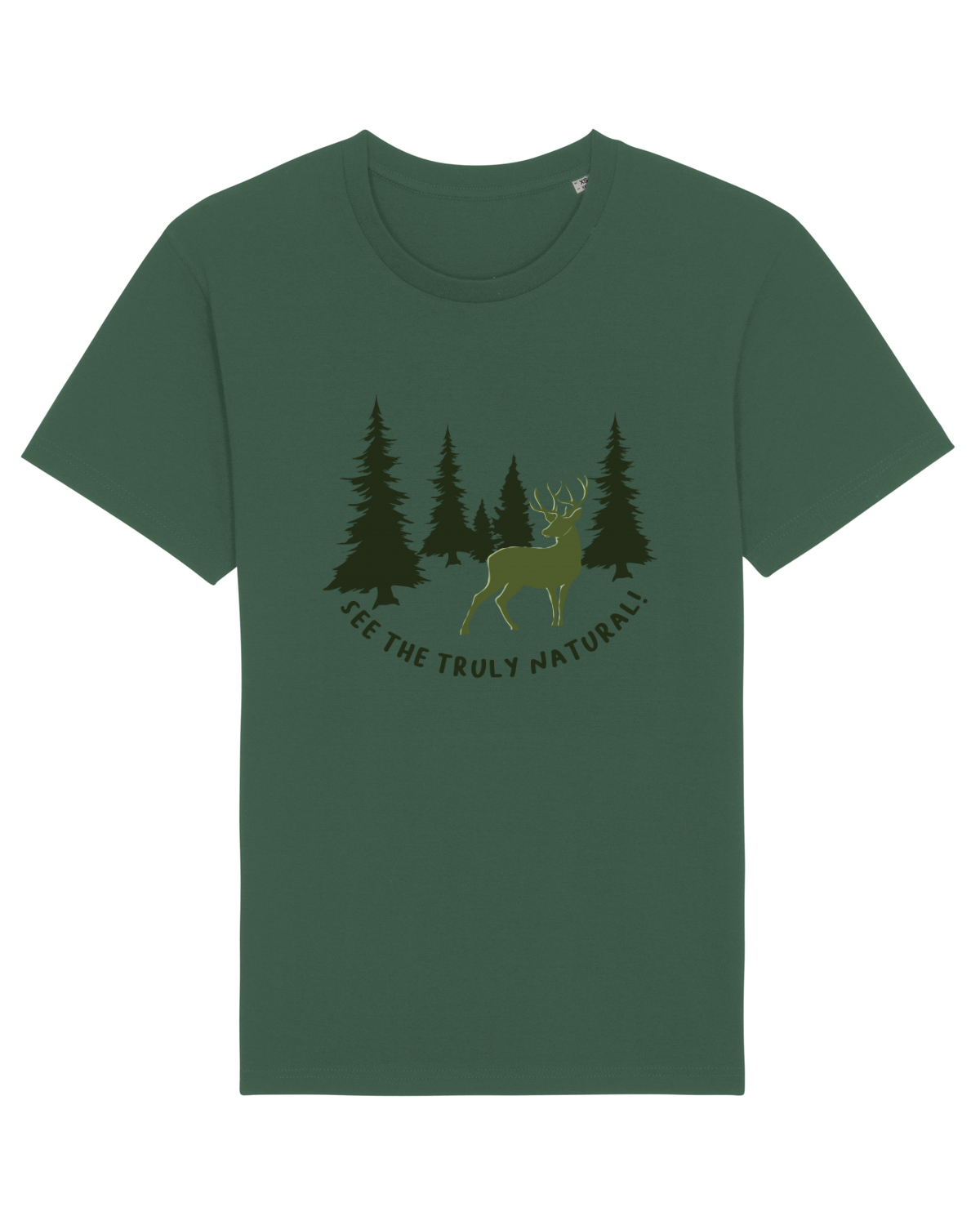 Tricou mânecă scurtă Unisex Rocker Bottle Green