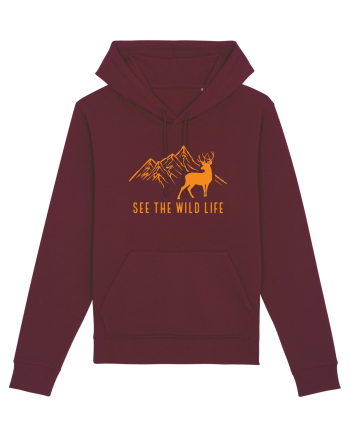 See the Wild Life Burgundy