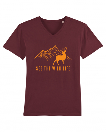 See the Wild Life Burgundy