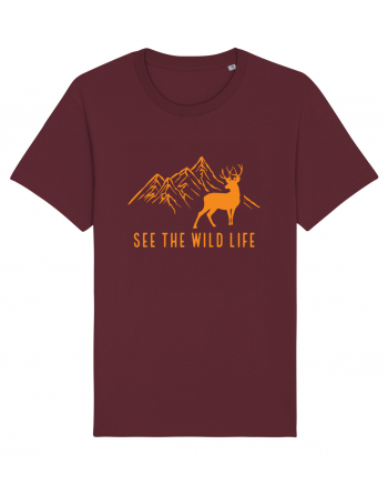 See the Wild Life Burgundy