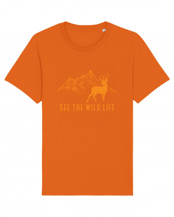 See the Wild Life Bright Orange