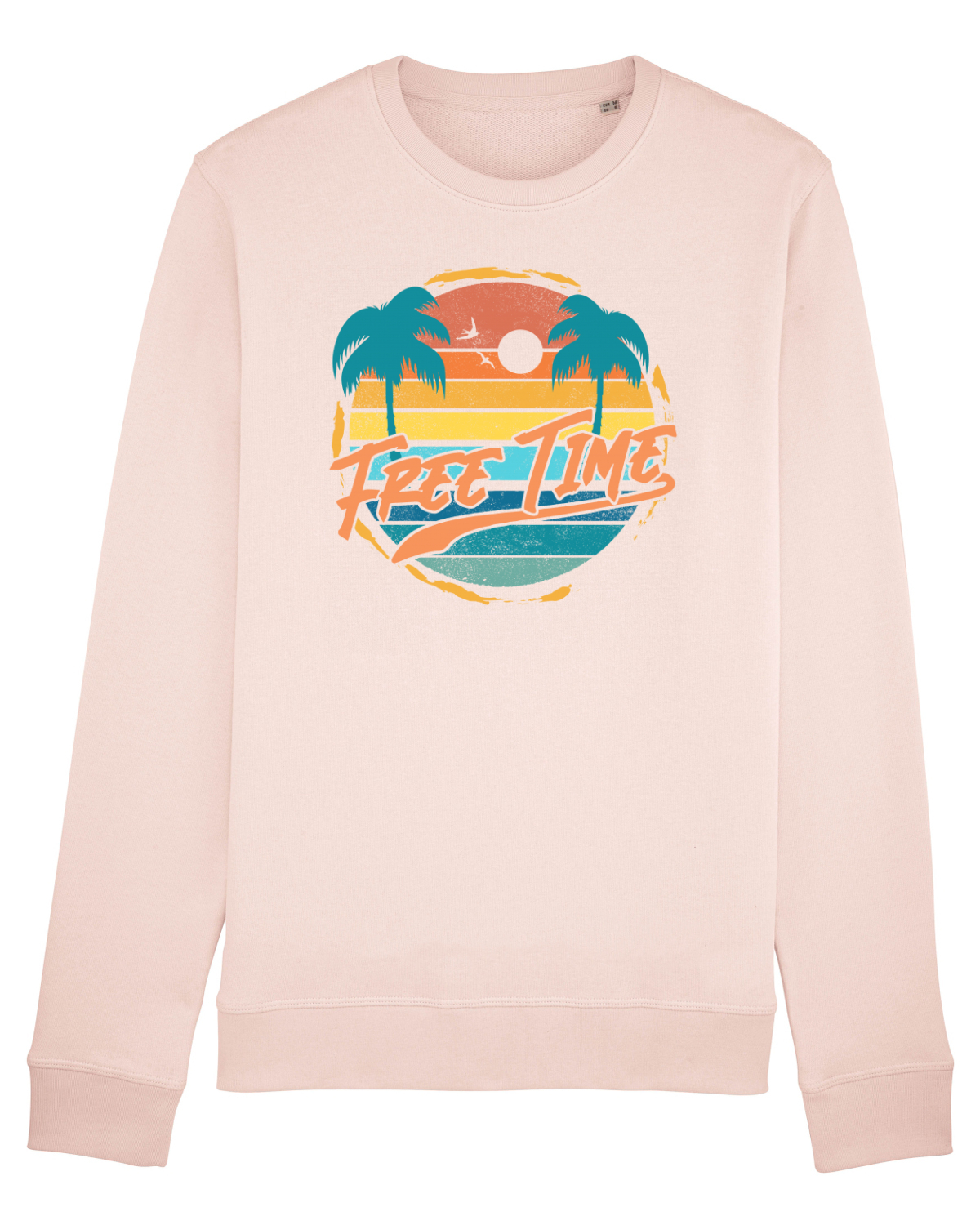 Bluză mânecă lungă Unisex Rise Candy Pink