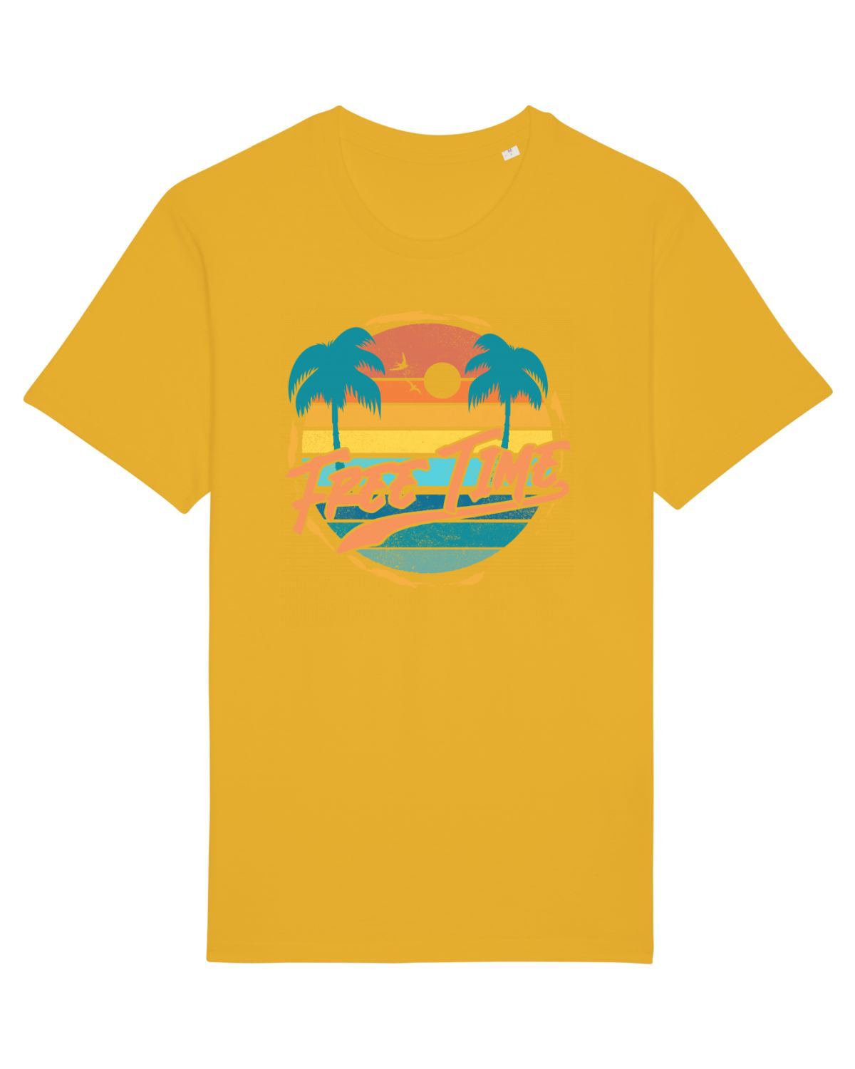 Tricou mânecă scurtă Unisex Rocker Spectra Yellow