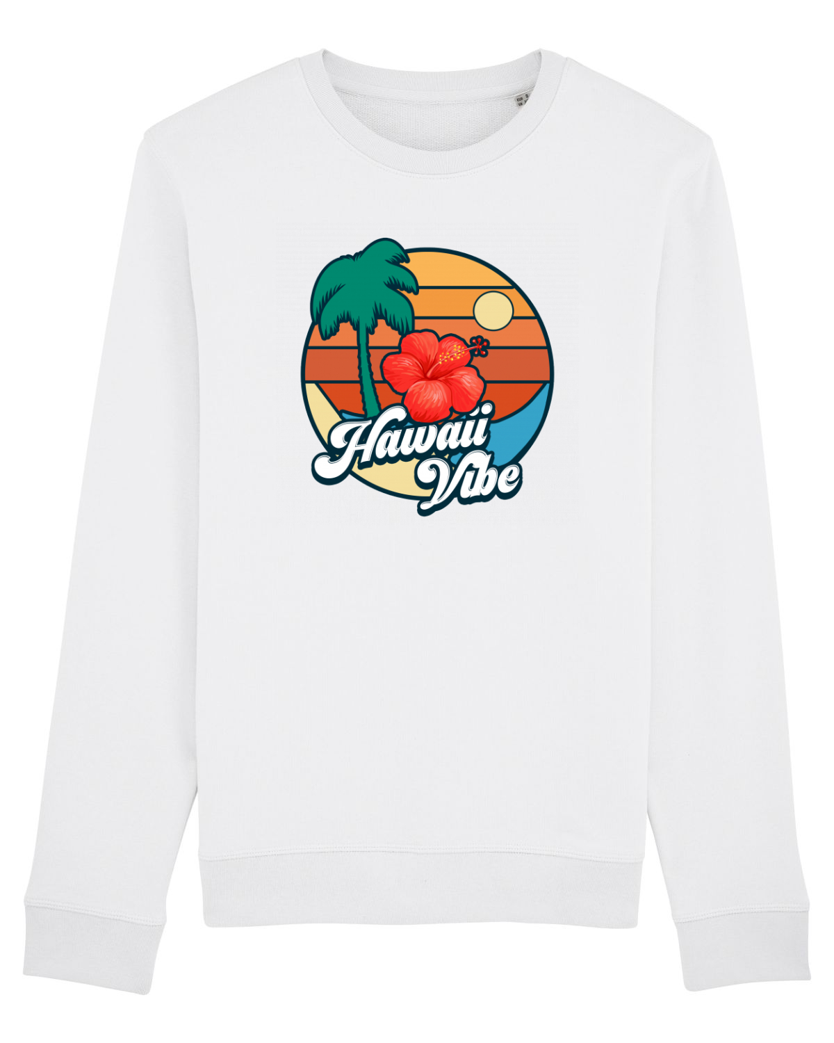 Bluză mânecă lungă Unisex Rise White