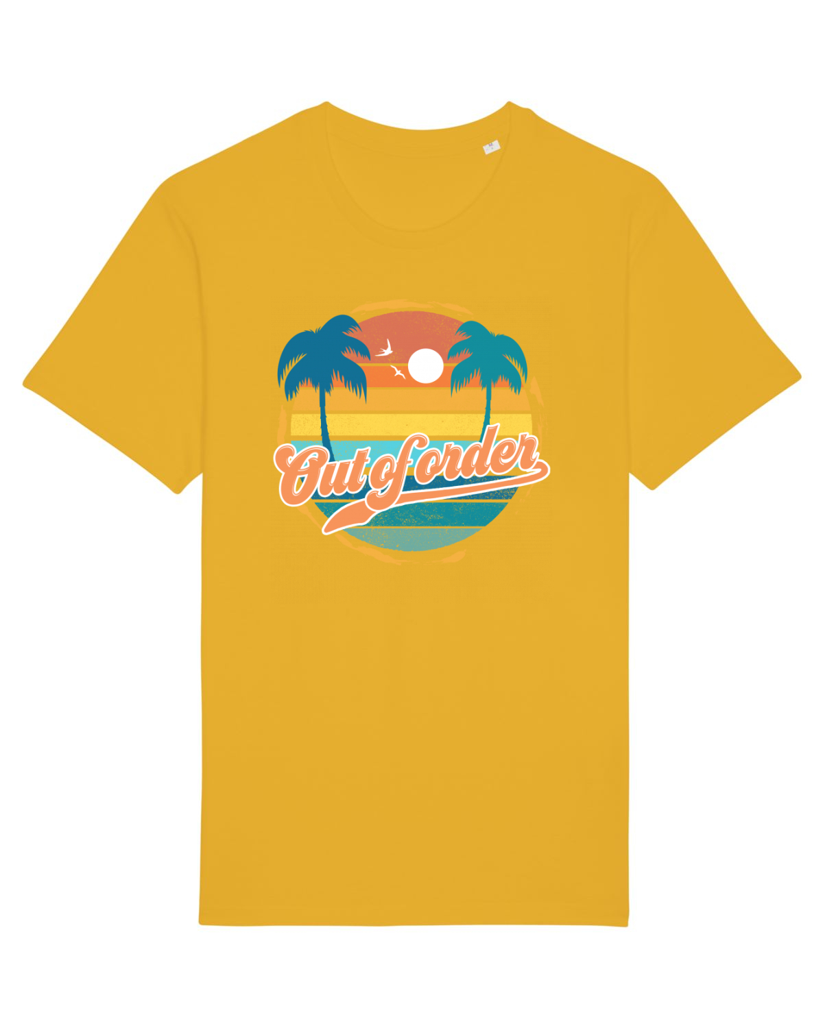 Tricou mânecă scurtă Unisex Rocker Spectra Yellow