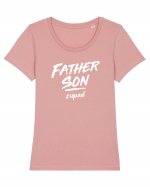 Father and Son squad Tricou mânecă scurtă guler larg fitted Damă Expresser