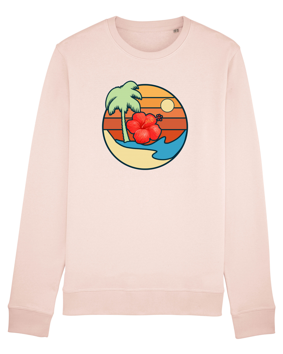 Bluză mânecă lungă Unisex Rise Candy Pink