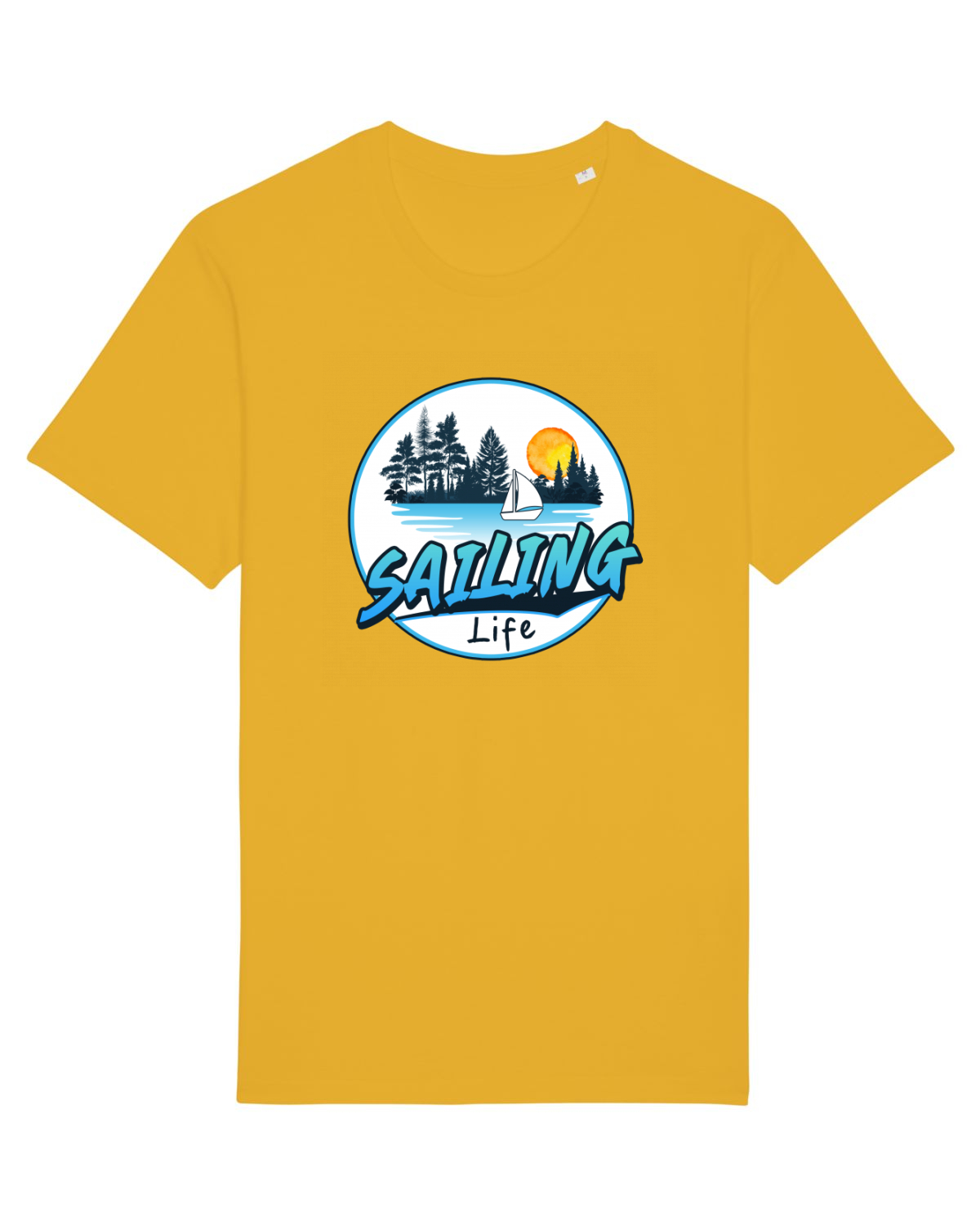 Tricou mânecă scurtă Unisex Rocker Spectra Yellow