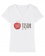 Martisor Tricou mânecă scurtă guler V Damă Evoker