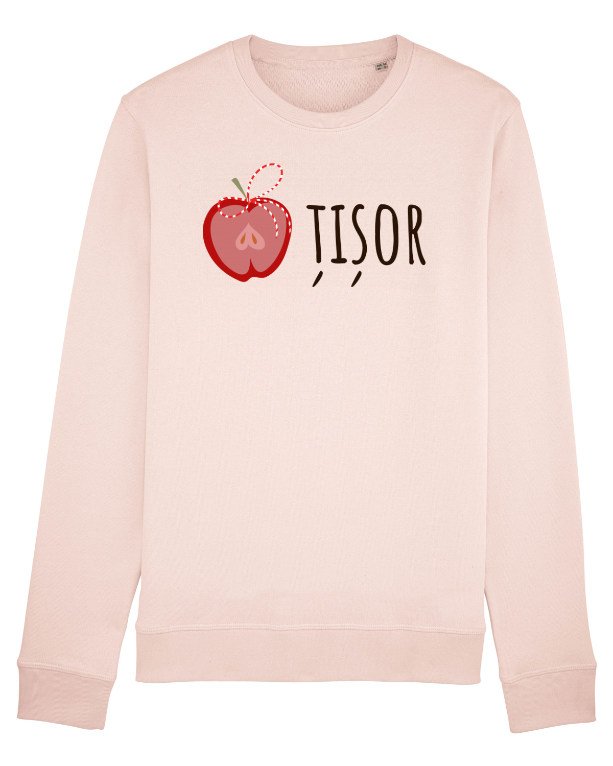 Bluză mânecă lungă Unisex Rise Candy Pink