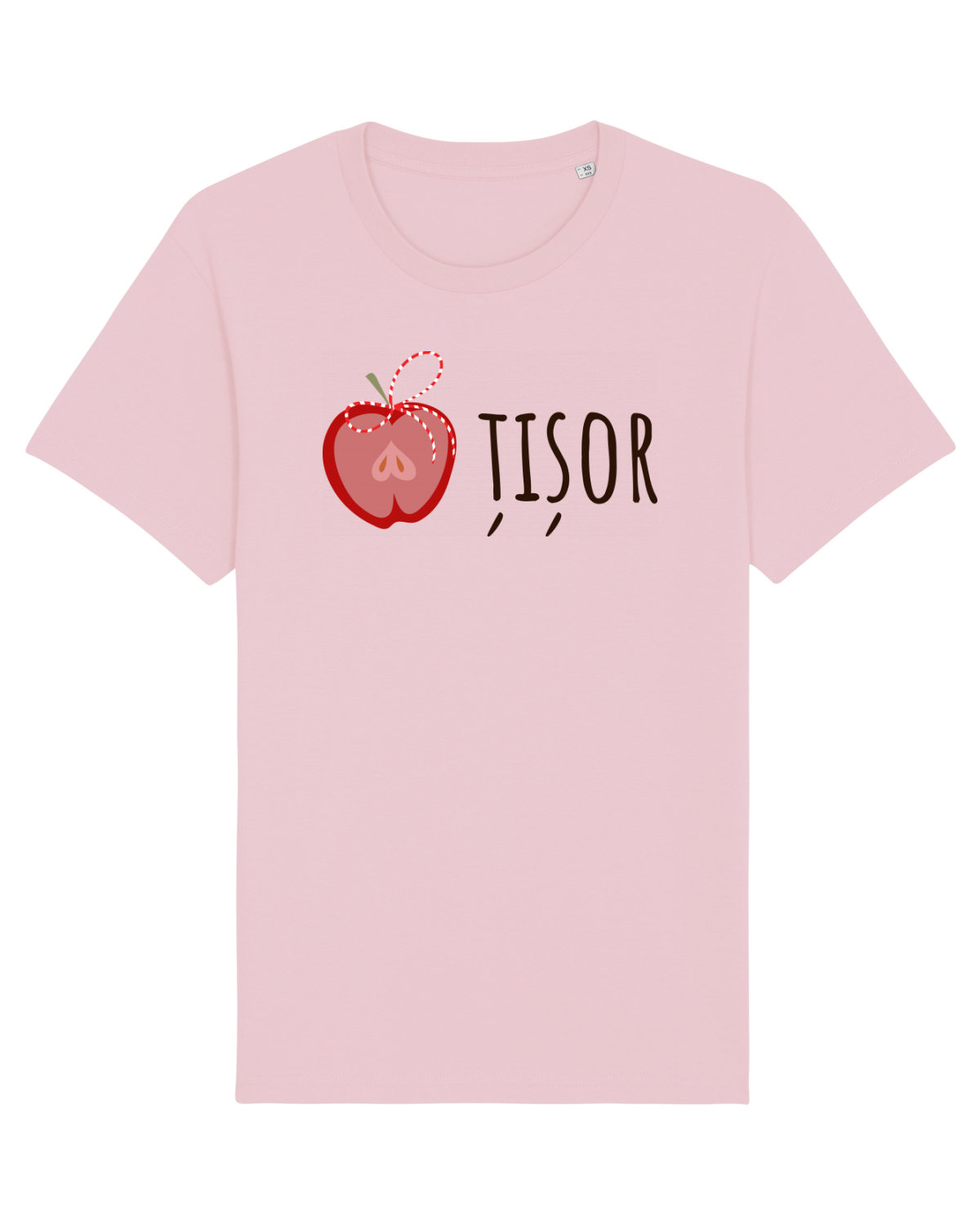 Tricou mânecă scurtă Unisex Rocker Cotton Pink