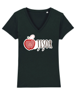 Martisor Tricou mânecă scurtă guler V Damă Evoker